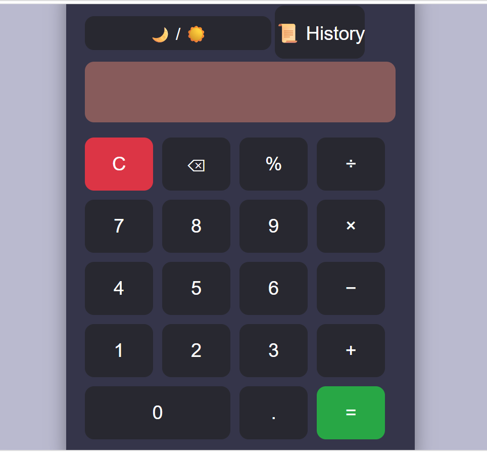 Calculator Web App